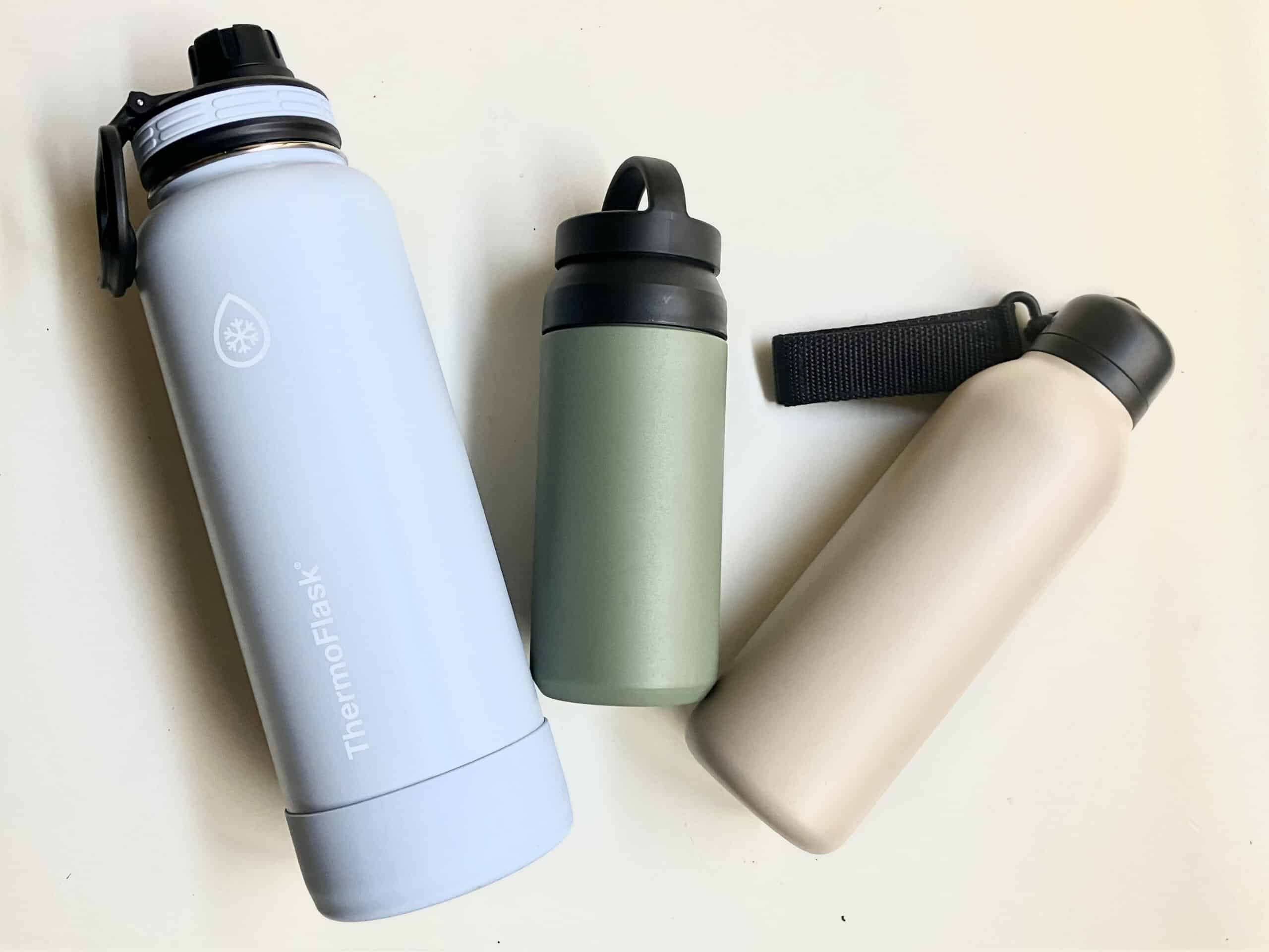 Reusable water bottles used for tours and private purposes.
